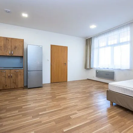 Rent this 1 bed apartment on přírodní památka Pod Žvahovem in Na Zlíchově, 147 00 Prague