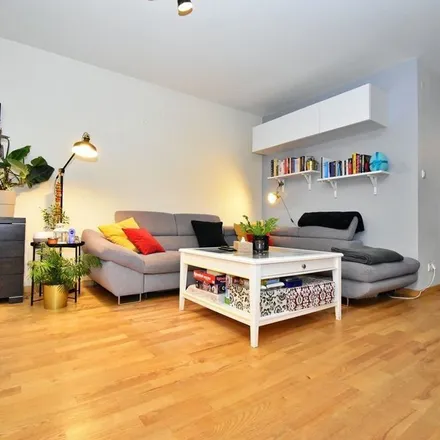 Rent this 3 bed apartment on Regaty A in Żeglugi Wiślanej 8, 03-043 Warsaw