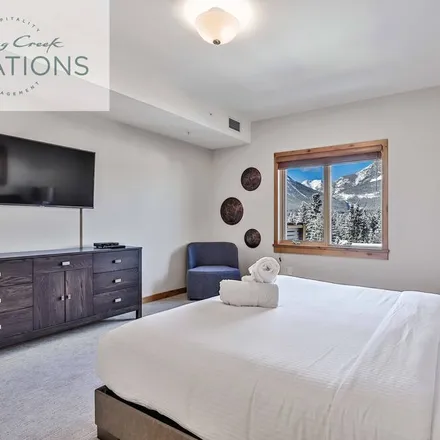 Rent this 3 bed condo on Canmore in AB T1W 0L9, Canada