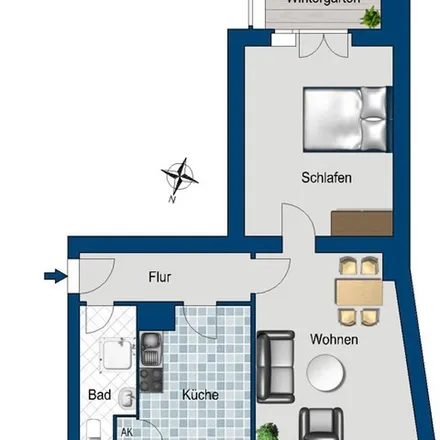 Rent this 2 bed apartment on Breitkopfstraße 40 in 13409 Berlin, Germany