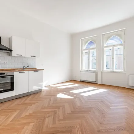 Rent this 2 bed apartment on Gayerová Group in Krkonošská, 120 09 Prague