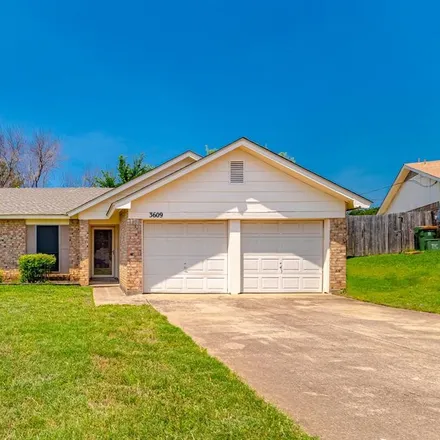 Rent this 3 bed house on 3609 Palomino Drive in Arlington, TX 76017