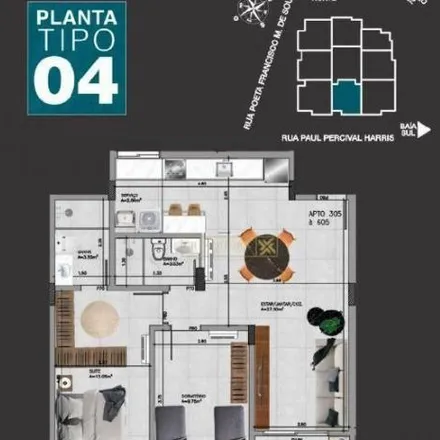 Buy this 2 bed apartment on Rua Poeta Francisco Machado de Souza in Estreito, Florianópolis - SC