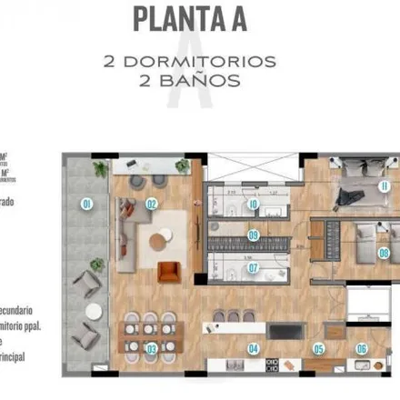 Buy this 3 bed apartment on Calle 39 1028 in Partido de La Plata, 1900 La Plata
