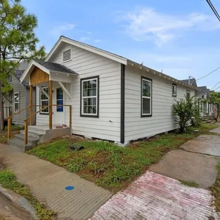 Rent this 2 bed house on Mount Olive Baptist Church in Lucinda Street, Houston