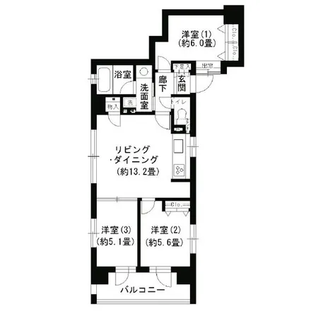 Image 2 - 中銀小石川マンシオン, Yanagimachinaka-dori, Koishikawa 1-chome, Bunkyo, 112-0003, Japan - Apartment for rent