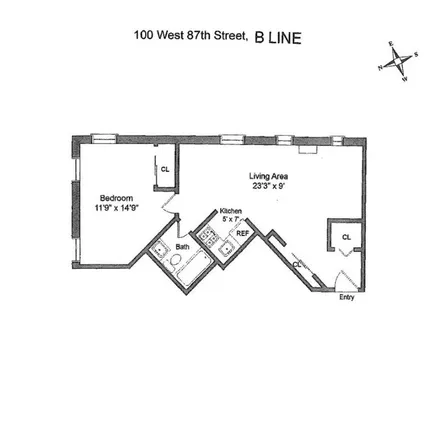 Image 1 - 100 West 87th Street, New York, NY 10024, USA - Apartment for rent