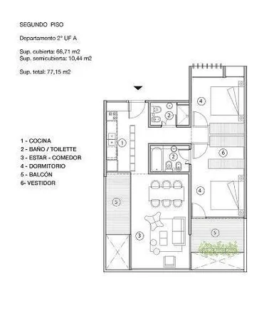 Buy this studio apartment on Andonaegui 1247 in Parque Chas, C1427 BLA Buenos Aires