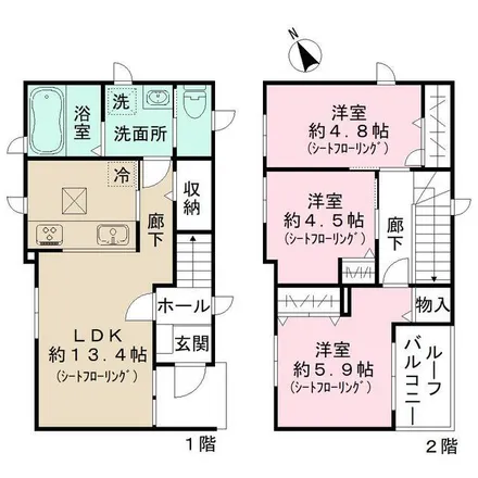 Rent this 3 bed apartment on unnamed road in Miyamae 3, Suginami