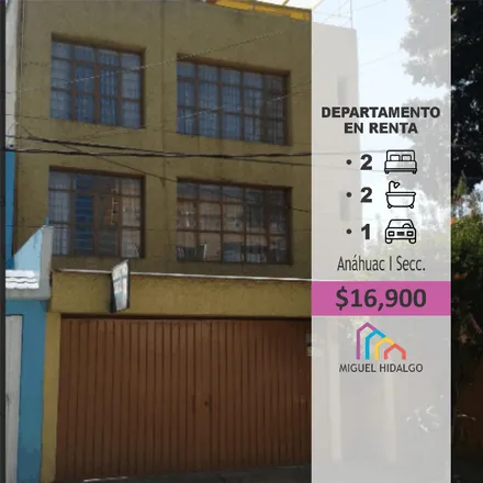 Rent this studio apartment on Cerrada 2da Lago Muritz in Miguel Hidalgo, 11320 Mexico City