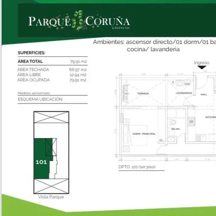 Buy this 1 bed apartment on Calle La Coruña in Santiago de Surco, Lima Metropolitan Area 15038