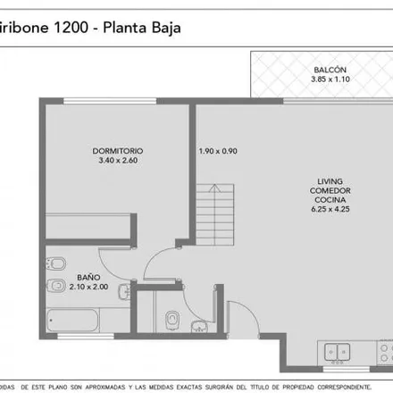 Buy this 3 bed apartment on Giribone 1281 in Chacarita, 1174 Buenos Aires