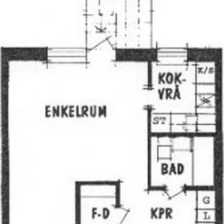 Rent this 1 bed apartment on Allén in 941 52 Piteå, Sweden