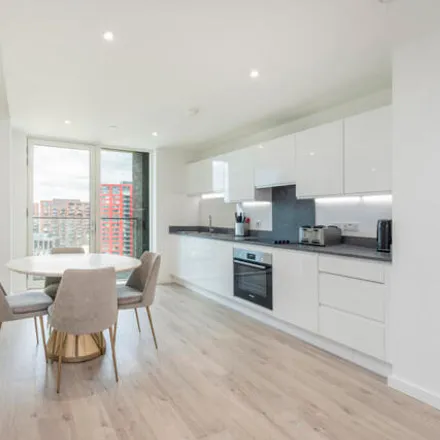 Rent this 1 bed apartment on Falconbrook Gardens in 15 Silvertown Way, London
