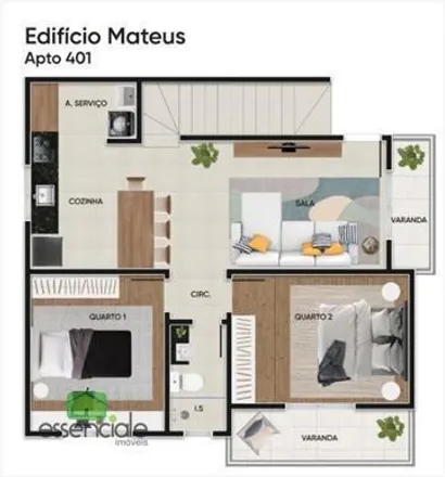 Buy this 3 bed apartment on Rua da Ladainha in Parque Duval de Barros, Ibirité - MG
