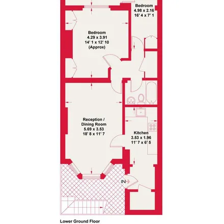 Rent this 2 bed apartment on 31 Stanwick Road in London, W14 8TL