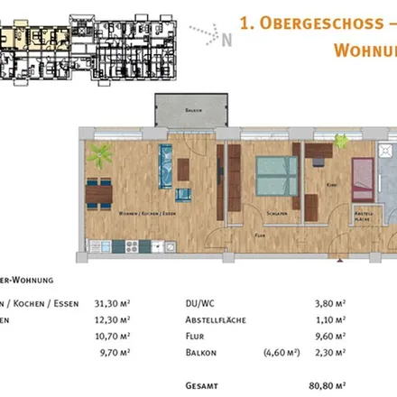 Rent this 3 bed apartment on Radeberger Straße 56 in 01900 Großröhrsdorf, Germany