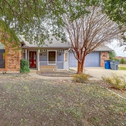 Rent this 3 bed house on 117 Meadow Green Street in Rhea Mills, Prosper