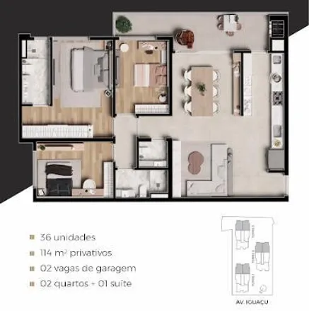 Buy this 3 bed apartment on Avenida Iguaçu 3745 in Seminário, Curitiba - PR