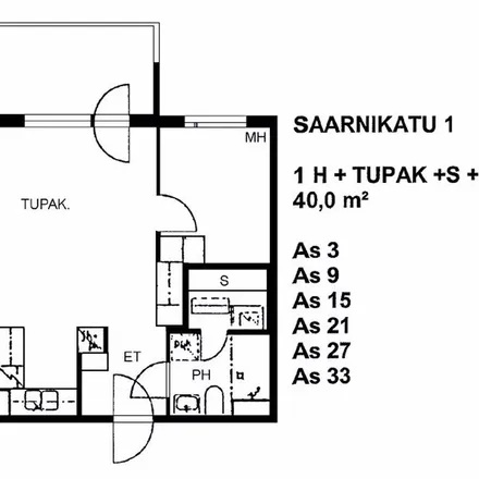 Image 4 - Saarnikatu, Kerinkallionkatu, 15520 Lahti, Finland - Apartment for rent