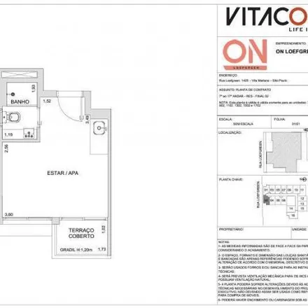 Buy this 1 bed apartment on Sobrancelhas Design in Rua Loefgren 1447, Vila Clementino