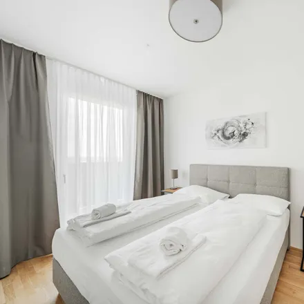 Rent this 1 bed apartment on Q-Tower in Anne-Frank-Gasse, 1030 Vienna