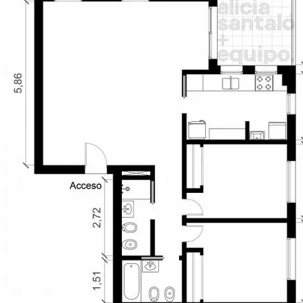 Rent this 2 bed apartment on Avenida Franklin Delano Roosevelt 4844 in Villa Urquiza, 1431 Buenos Aires