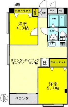 Image 2 - Hoya-kaido, Higashi-Oizumi 4-chome, Nerima, 178-0063, Japan - Apartment for rent