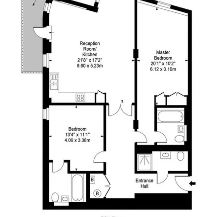 Rent this 2 bed apartment on M&S Foodhall in 10 Pond Street, London