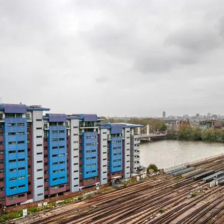 Rent this 3 bed apartment on Halliday House in 2 Circus Road West, Nine Elms