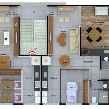 Buy this 2 bed apartment on Rua Sargento Pedro Gomes de Lira in Ernesto Geisel, João Pessoa - PB
