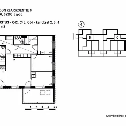 Rent this 4 bed apartment on Klariksentie 6 in 02250 Espoo, Finland