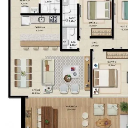 Buy this 3 bed apartment on Rua da Felicidade in Monte Gordo, Camaçari - BA