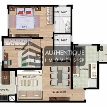 Buy this 2 bed apartment on Rua Itajibá in Chácara Inglesa, São Paulo - SP