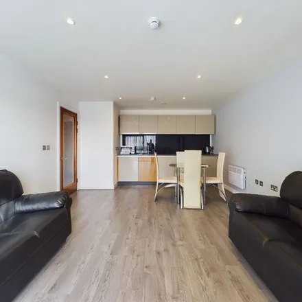 Rent this 1 bed apartment on Aviva Studios in Water Street, Manchester