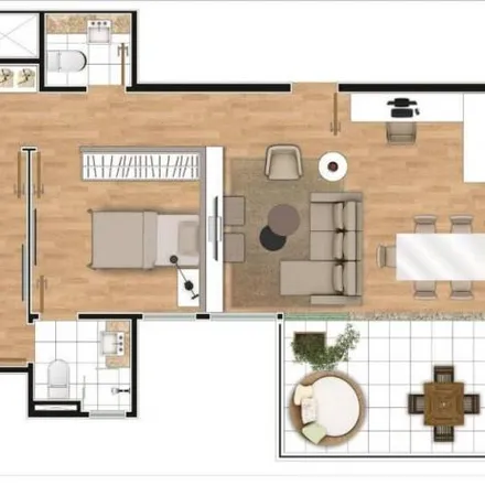 Buy this 2 bed apartment on Rua Professor Ulisses Vieira 131 in Portão, Curitiba - PR