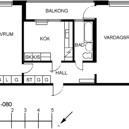 Rent this 2 bed apartment on Kungshallsvägen in 382 41 Nybro, Sweden