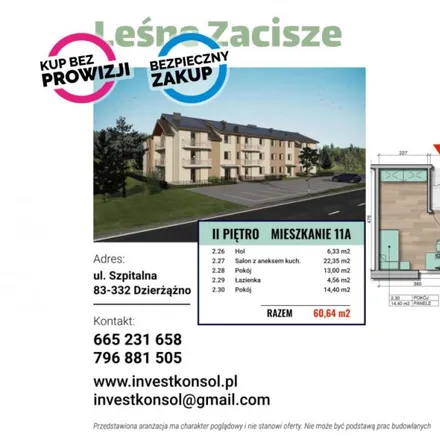 Image 1 - Kaszubska 1, 83-332 Dzierżążno, Poland - Apartment for sale