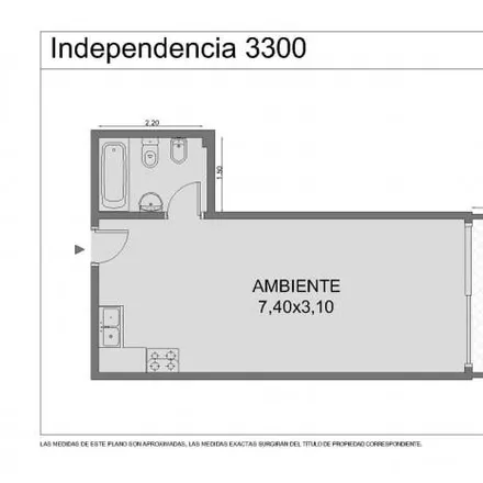 Buy this 1 bed apartment on Avenida Independencia 3365 in Almagro, C1225 ABC Buenos Aires