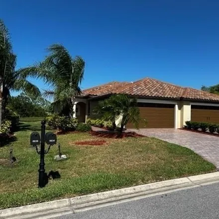 Rent this 3 bed house on 6632 Willowshire Way in Manatee County, FL 34212
