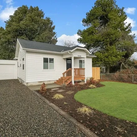 Buy this 2 bed house on 7525 Southeast Woodward Street in Portland, OR 97206