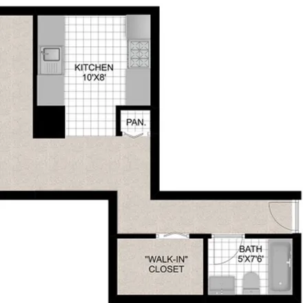 Rent this studio apartment on 1133 N. Dearborn