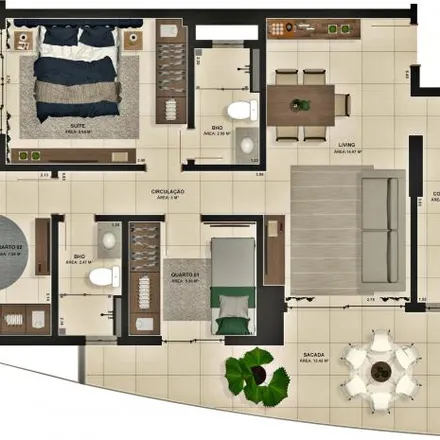 Buy this 3 bed apartment on Rua dos Timbiras 1402 in Batista Campos, Belém - PA