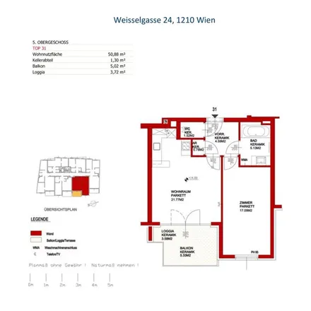 Image 3 - Weisselgasse 24, 1210 Vienna, Austria - Apartment for rent