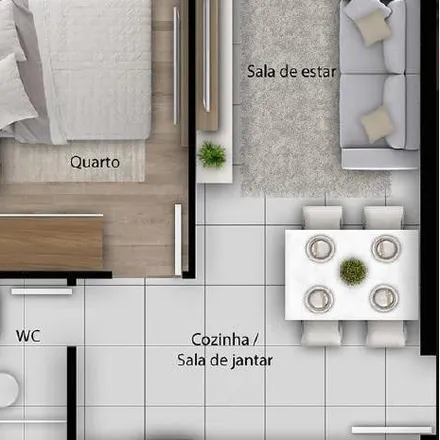 Buy this 1 bed apartment on M Estacionamento in Avenida Visconde de Guarapuava 3116, Centro
