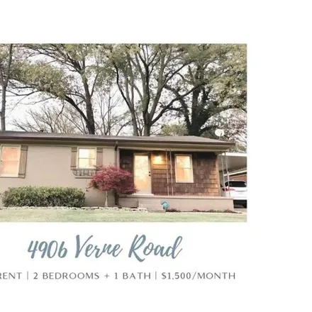 Rent this 2 bed house on 4906 Verne Road in Memphis, TN 38117