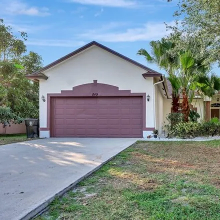 Buy this 4 bed house on 845 Southwest Nichols Terrace in Port Saint Lucie, FL 34953