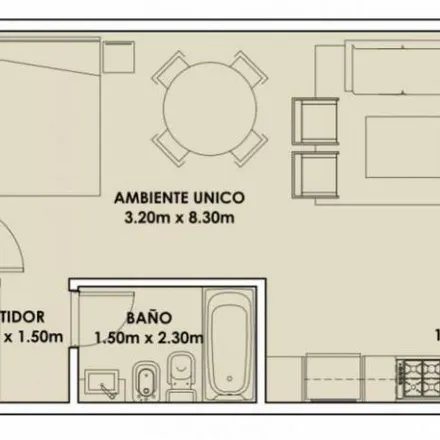 Buy this studio apartment on Calle Don Francisco in Bancalari, B8002 HGJ Victoria