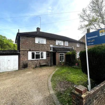 Rent this 3 bed duplex on 203 Albert Drive in West Byfleet, GU21 5RE