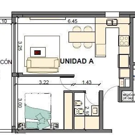 Buy this 1 bed apartment on Salta 1826 in Rosario Centro, Rosario